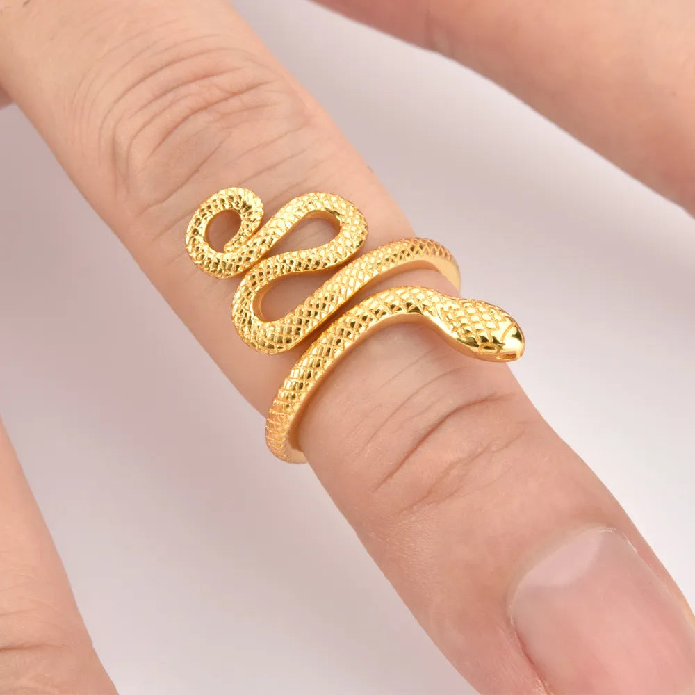 925 Sterling Silver Snake Shape Ring - V.I.P Digital Presence