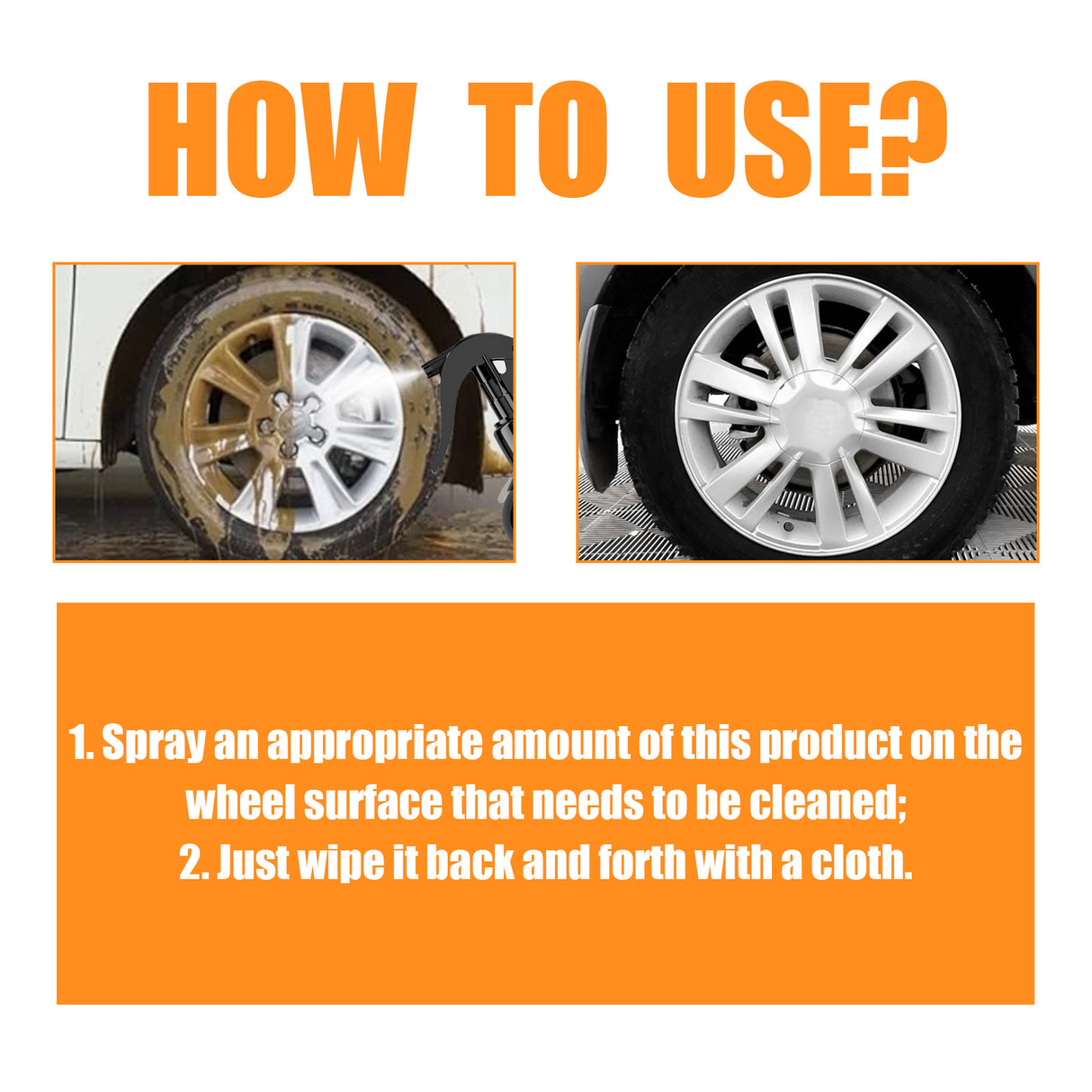 Wheel Cleaner, Clean Wheel Tires Stubborn Dirt Polishing Retreading Wheel Cleaner - V.I.P Digital Presence