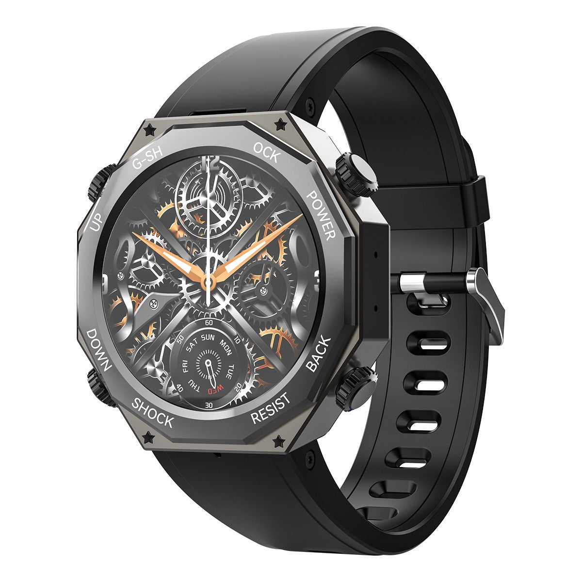 M1 Rugged Sports Smart Watch 1.45 inch 600mAH Outdoor Sports 5ATM Waterproof - V.I.P Digital Presence