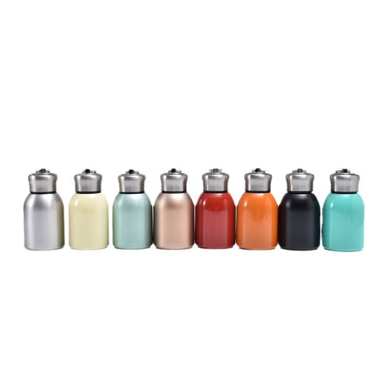 Mini 304 stainless steel chubby thermos cup double layer vacuum portable portable pocket cup gift cup - V.I.P Digital Presence