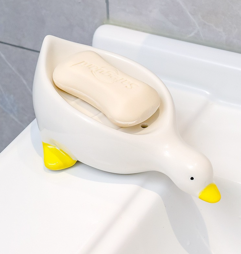 Cute little yellow duck soap box draining toilet sink new soap box - V.I.P Digital Presence