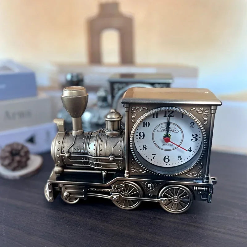 Daily Necessities Alarm Clock Train Alarm Clock Fashion Alarm Clock Student Bedhead Clock Home Furnishings - V.I.P Digital Presence