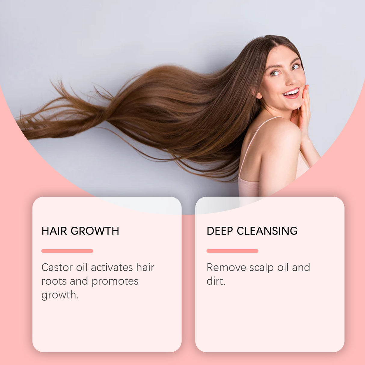 Castor Oil Shampoo Soap Gently Cleanses Scalp Naturally Fluffy, Soft, Moist And Moisturizing Shampoo - V.I.P Digital Presence