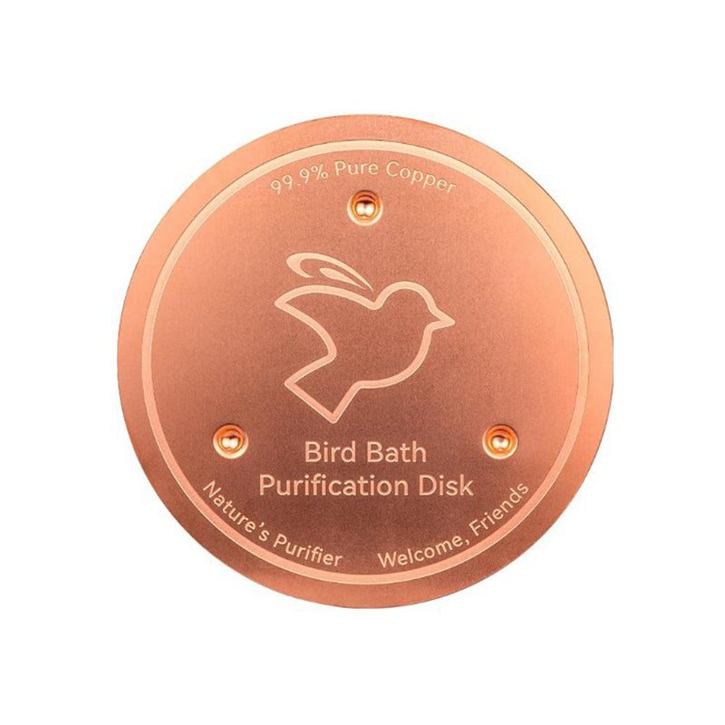 Universal Bird Bath Copper Tray with 3-point Support Purification Plate – for Outdoor Bird Baths & Feeding Bowls - V.I.P Digital Presence