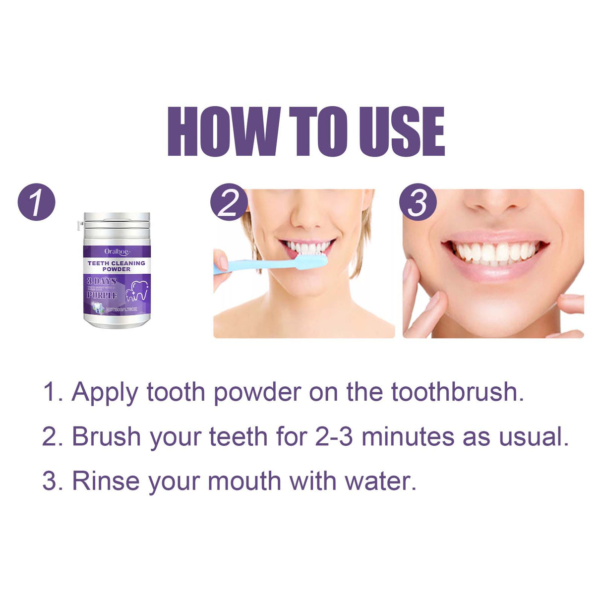 Teeth Cleaning Powder, Fresh Breath Tartar Stone White Teeth Cleaning Powder Oral Care - V.I.P Digital Presence
