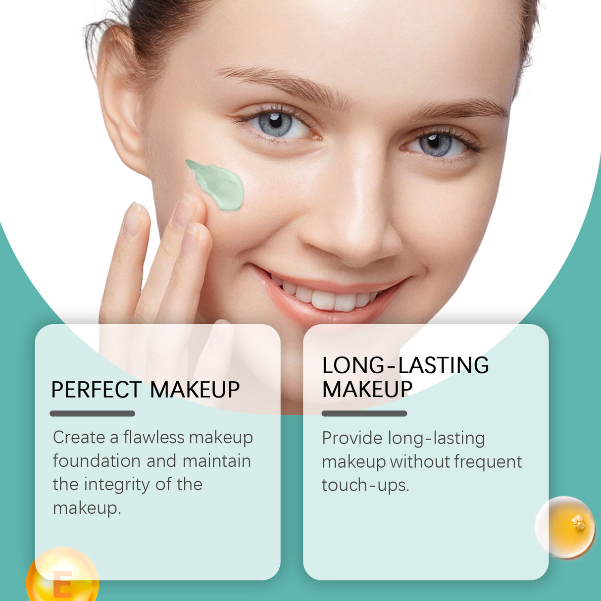 Primer Moisturizes Tender Skin And Lightens Fine Lines Refreshing Non-Sticky Facial Primer