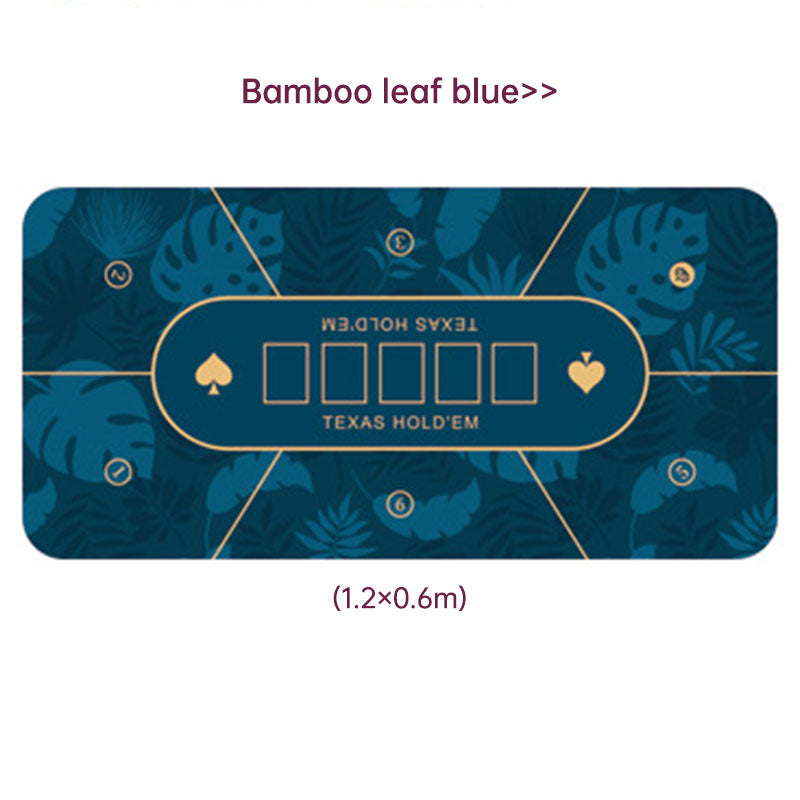 Dezhou playing card pad tablecloth table cushion square round chip rubber cushion playing card table top cushion