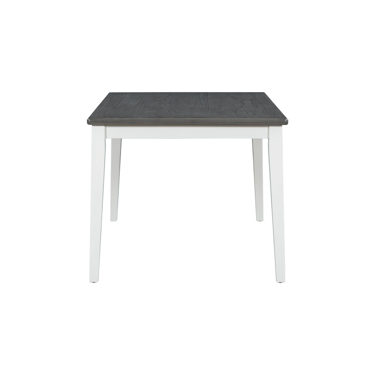 TREXM Classic and Traditional Style 6 - Piece Dining Set, Includes Dining Table 4 Upholstered Chairs & Bench (White+Gray)