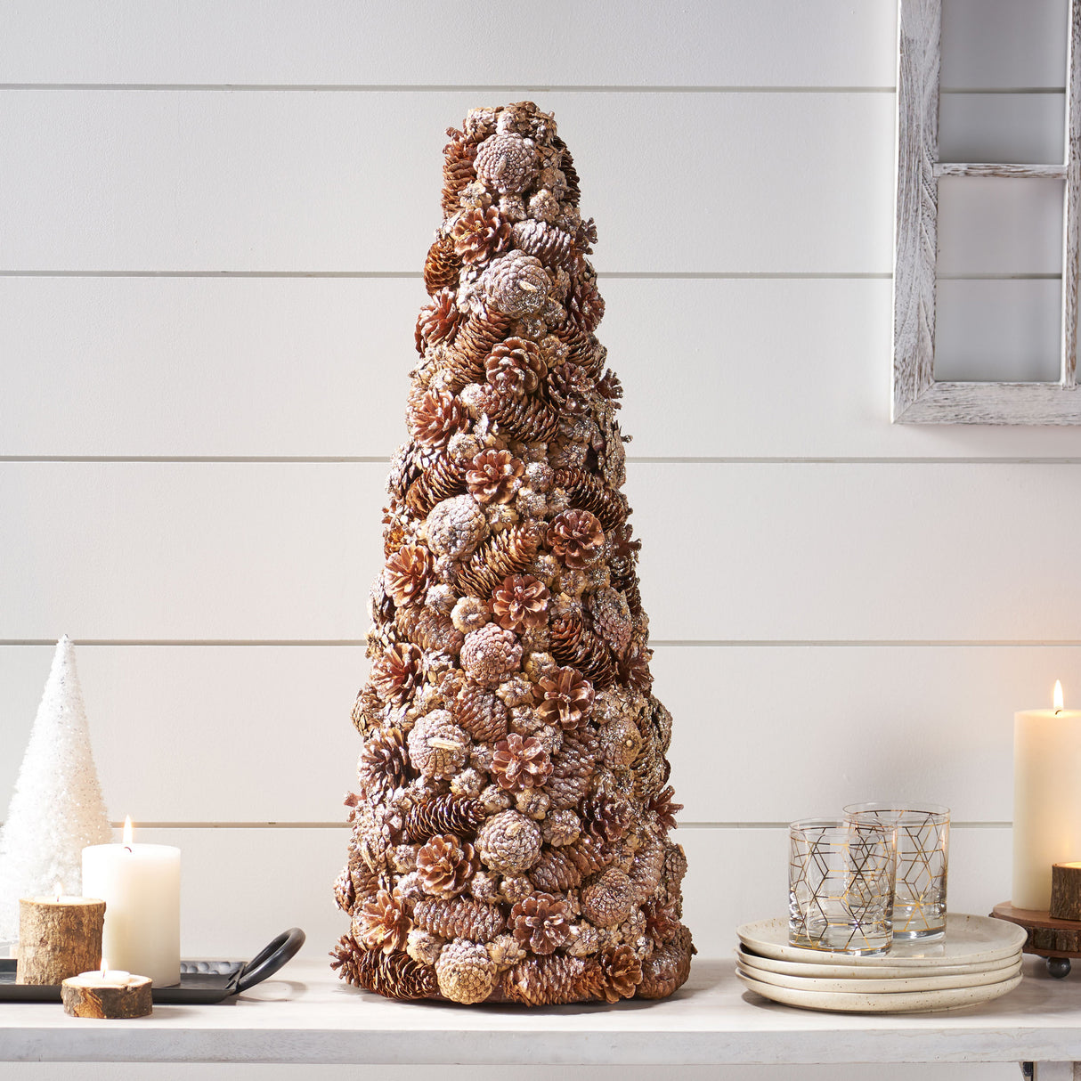 PINE CONE TABLE TOP TREE - V.I.P Digital Presence