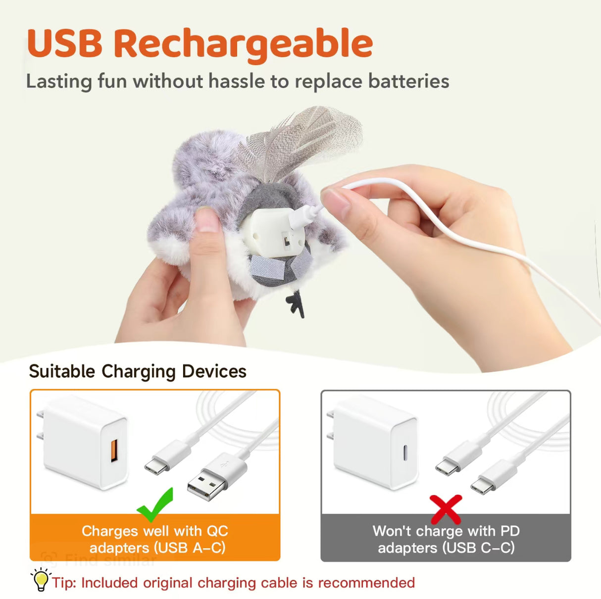 ChirpPaws Flapping Bird