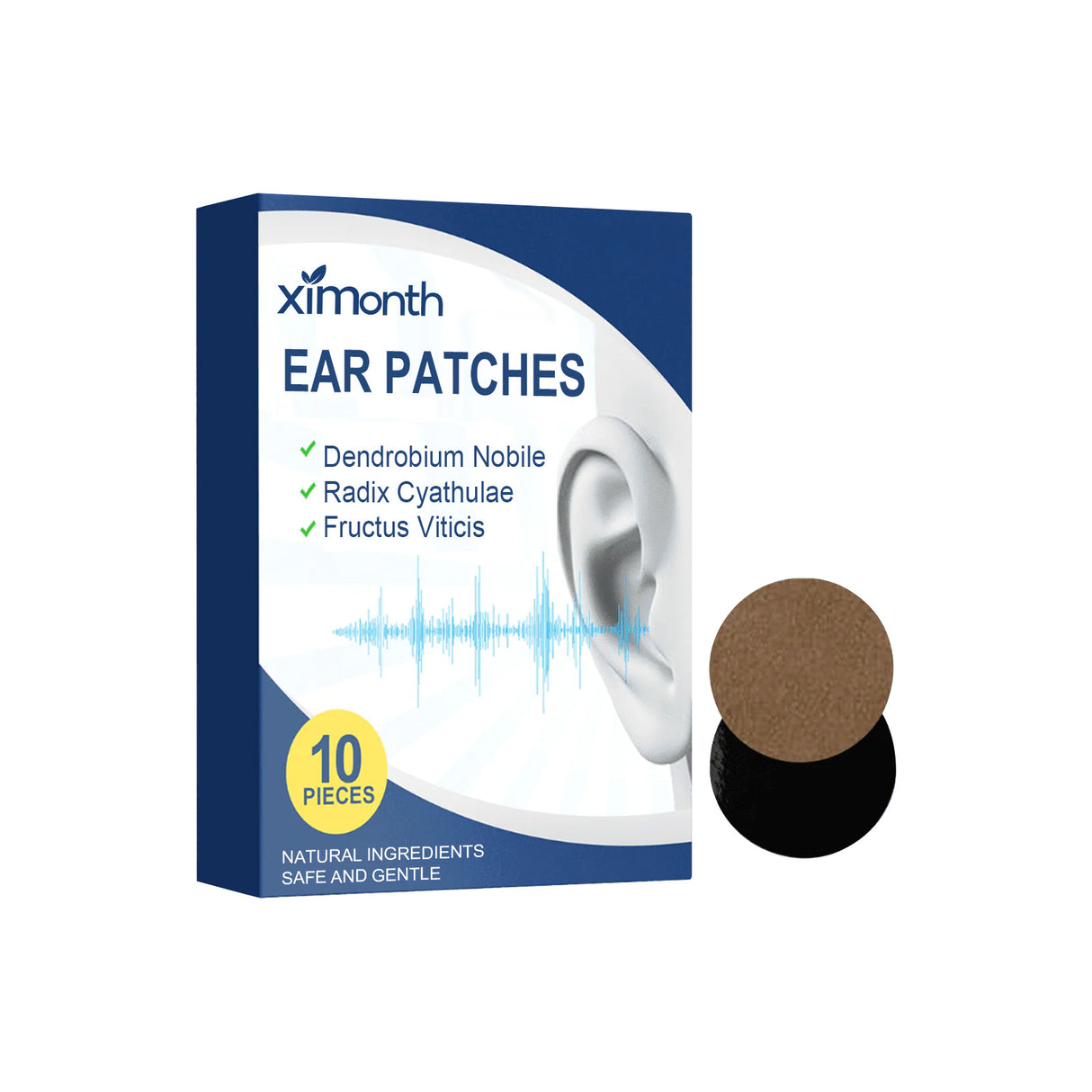 Tinnitus Care Patch For Relief Of Ear Discomfort Tinnitus, Ear Congestion, Ear Pain And Ear Health Care Patch
