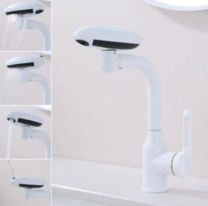 【 Four mold water outlet 】 UFO faucet, washbasin, bathroom universal adjustable bathroom basin faucet - V.I.P Digital Presence