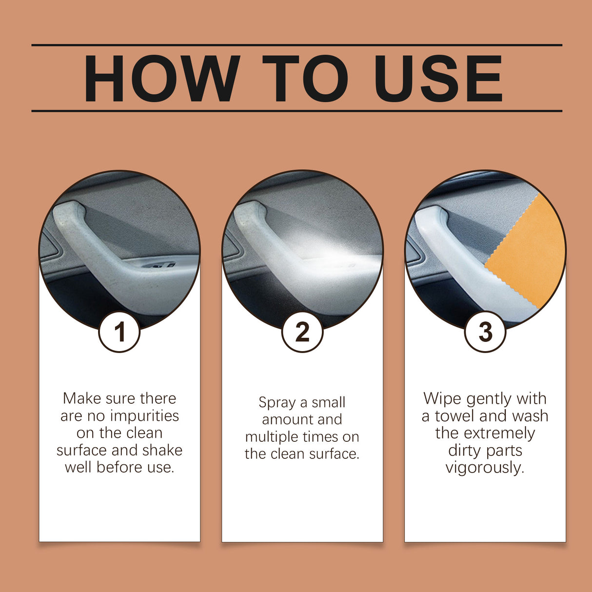 Car Interior Cleaning Agent, Leather Fabric Plastic Effective Cleaning And Stain Removal Cleaner - V.I.P Digital Presence