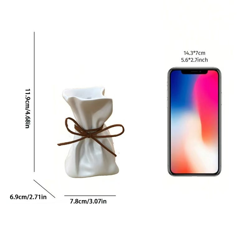 Resin Vase for Living Room and Dining Table, Flower Arrangement Decorative Piece with Elegant Style - V.I.P Digital Presence