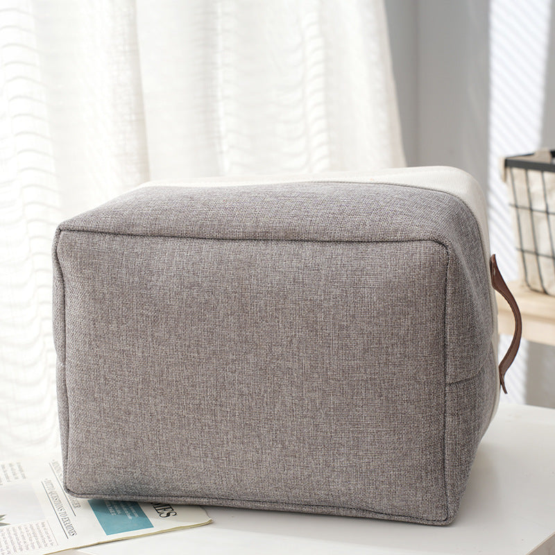 Thickened foldable portable clothing storage basket books snacks toys cosmetics storage box - V.I.P Digital Presence