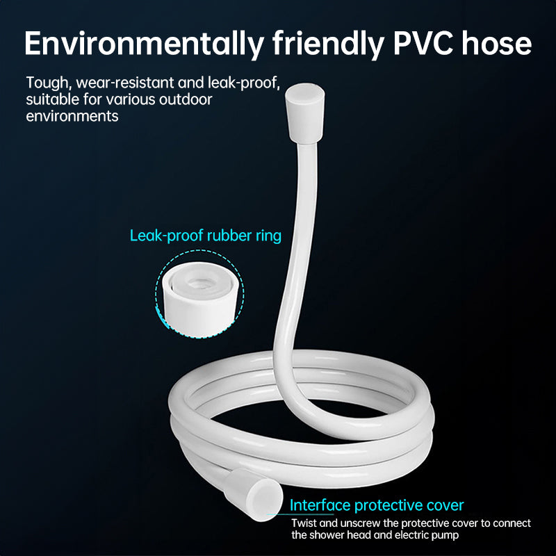 Upgraded Rechargeable Electric Camping Shower Pump with Smart Digital Display - V.I.P Digital Presence