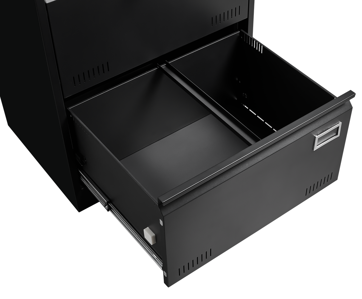 Filing Cabinet Lateral File Cabinet 3 Drawer Blcak Locking Metal File Cabinets Three Drawer - V.I.P Digital Presence