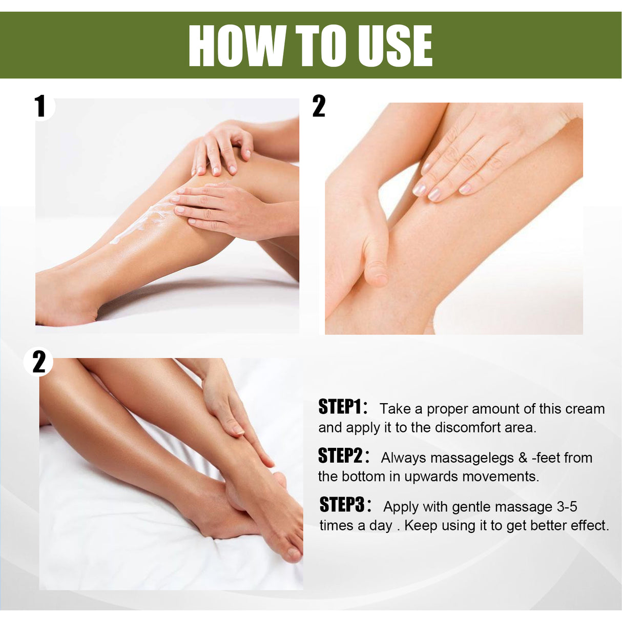 Leg Repair Cream Relieves Leg Discomfort Massage Leg Repair Cream For Raised Veins - V.I.P Digital Presence
