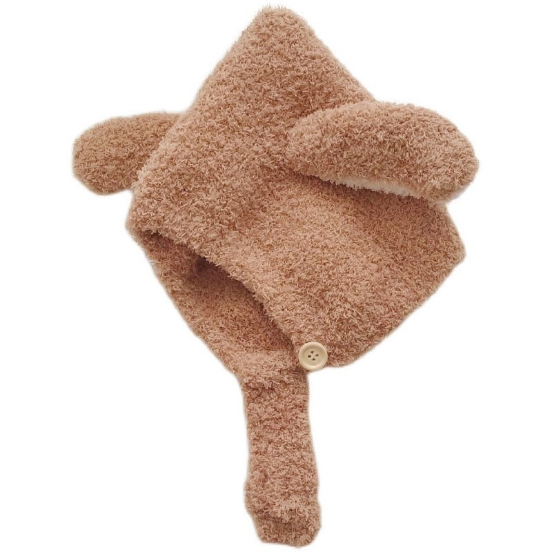 Baby Hat Warm In Autumn And Winter Baby Rabbit Ears Plush Korean Version Ear Cap Baby Hat Cute - V.I.P Digital Presence
