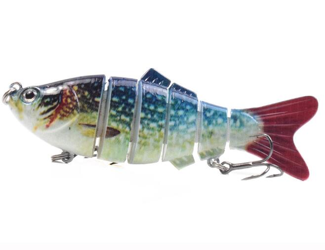10cm 16.5g Multi-section Lure With Ring Beads Simulation Luya Multi-section Lure Submerged Bionic 6-section Lure - V.I.P Digital Presence