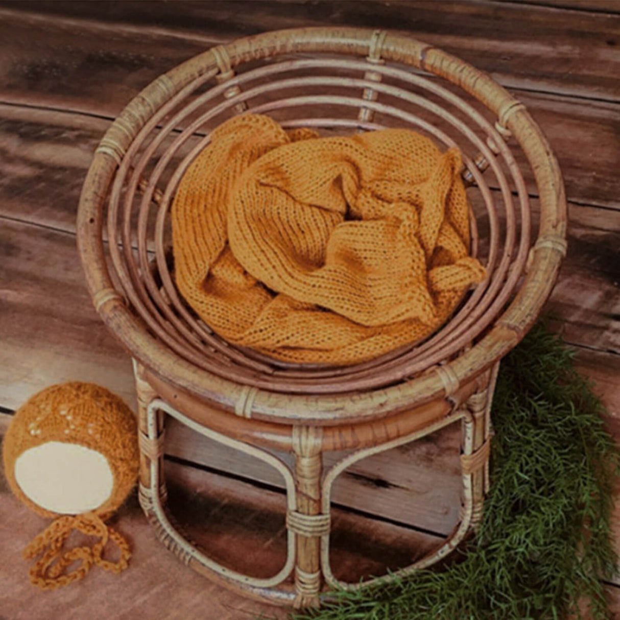 Newborn photography props rattan chair studio shooting supplies auxiliary shooting props handmade - V.I.P Digital Presence