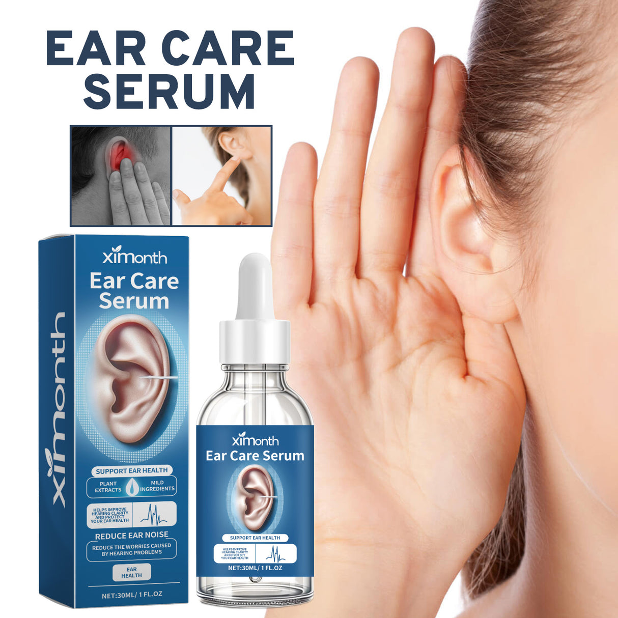 Ear Care Serum, Relieve Inner Ear Obstruction Ear Ringing Ear Discomfort Cochlear Ear Kang Care Solution - V.I.P Digital Presence