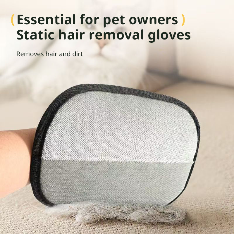 Static Pet Hair Removal Gloves - 3-in-1 Grooming, Deshedding & Multi-Surface Hair Remover for Dogs & Cats - V.I.P Digital Presence