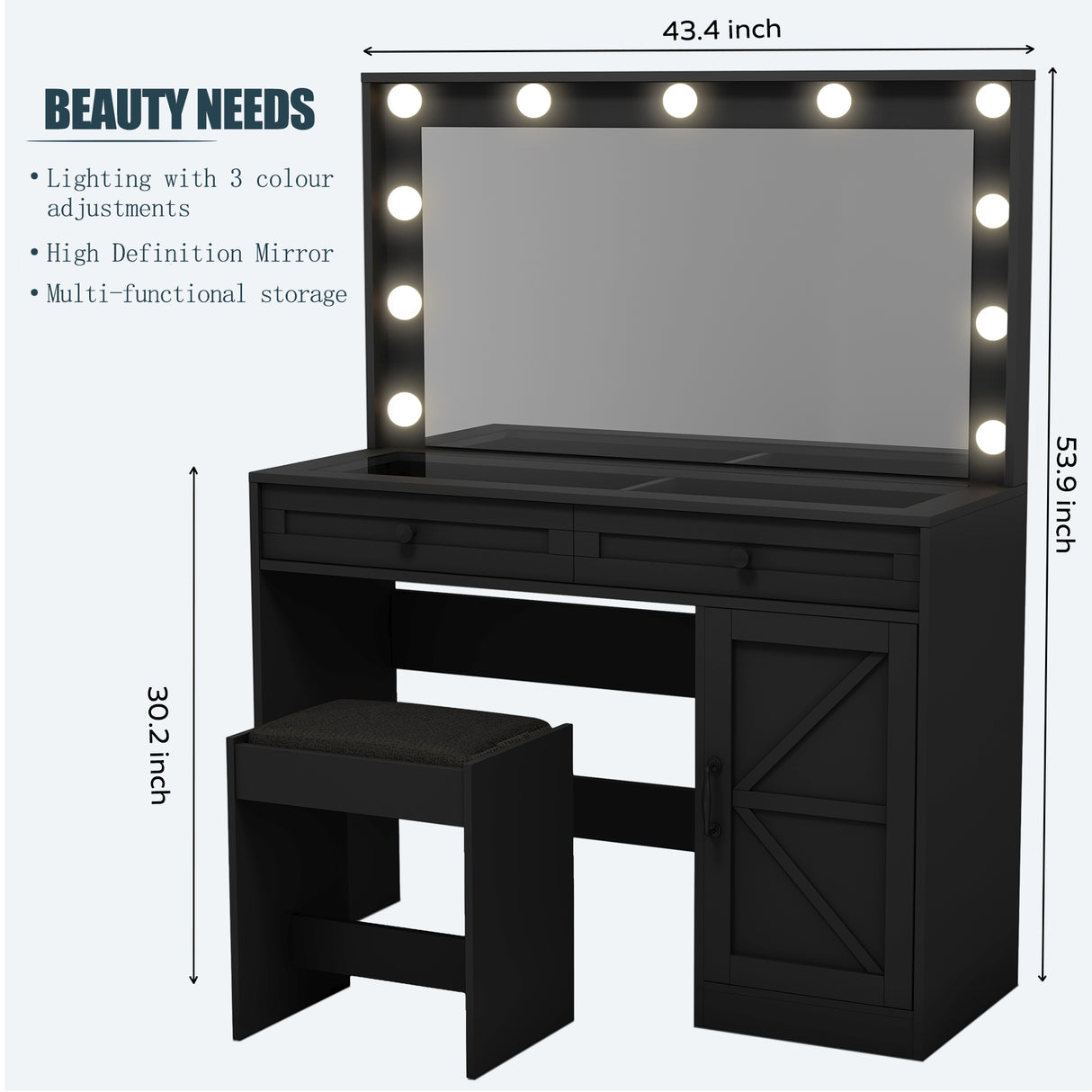 Makeup Vanity Desk - V.I.P Digital Presence