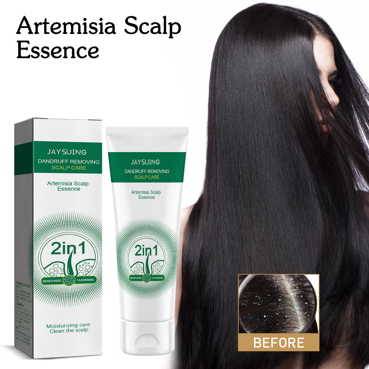 Artemisea Anti-Dandruff Scalp Pigment, Clean Scalp, Relieve Itching And Oil Control, Repair Frizz Damaged Hair Care - V.I.P Digital Presence