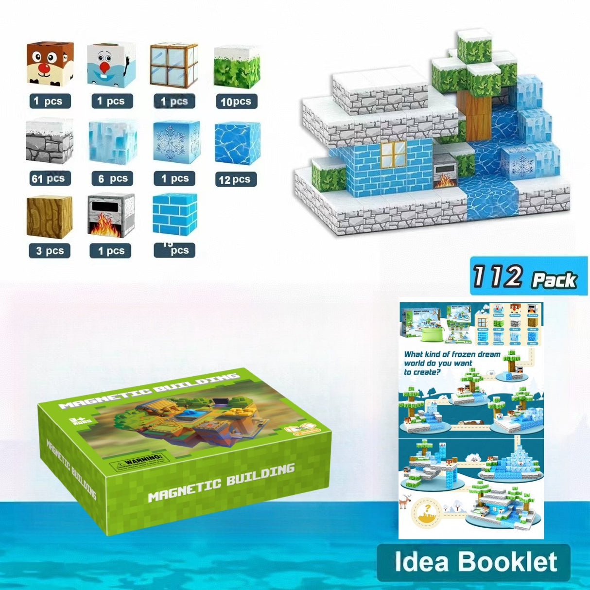 My Building World Magnetic Cube DIY Cherry Blossom Mountain Children's Educational Puzzle Assembly Toy Gift - V.I.P Digital Presence