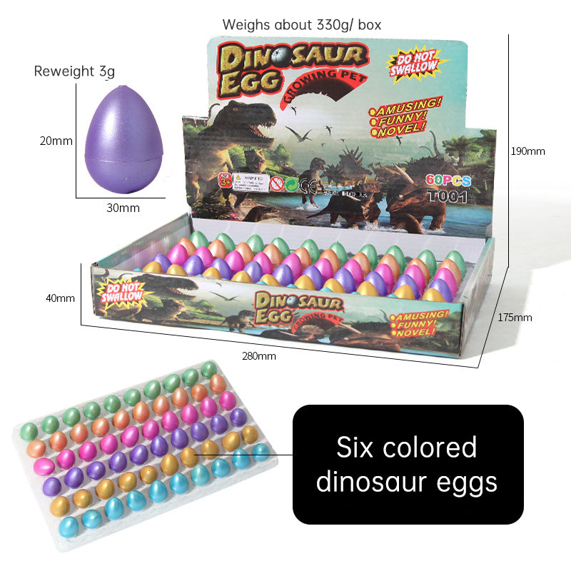 Dinosaur egg children soak in water to expand hatching small toys cracked shell simulation animal - V.I.P Digital Presence