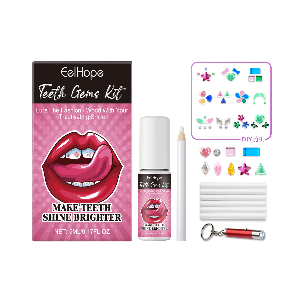 Dental Drill Diy Set Dental Beauty Decoration Drill Combination Personality Shine Smile Diy Dental Drill Set - V.I.P Digital Presence