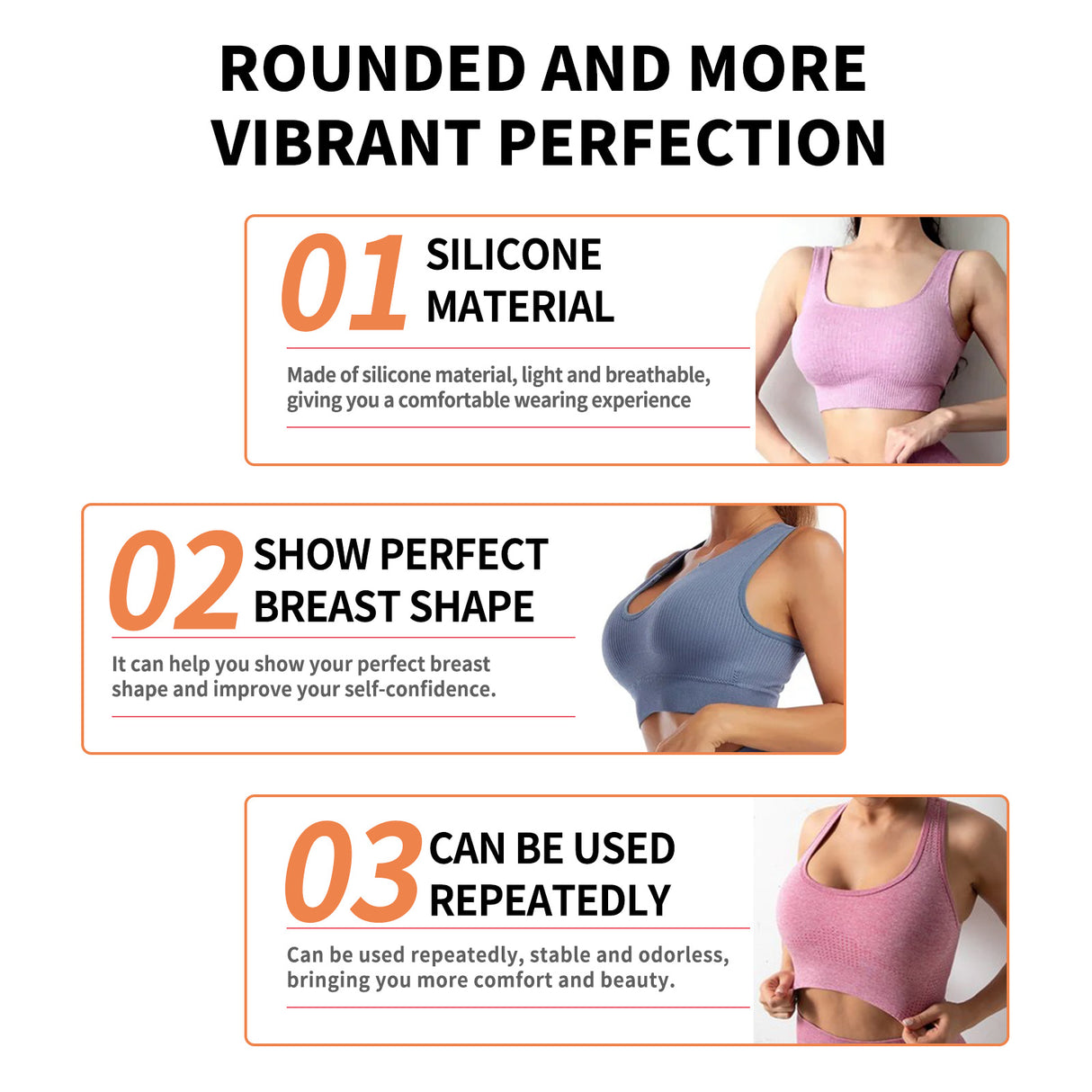 Instant Volum Esticky Inserts, Firming, Plump And Full Chest Pad Lifts Women's Breasts Firm And Prevents Sagging - V.I.P Digital Presence