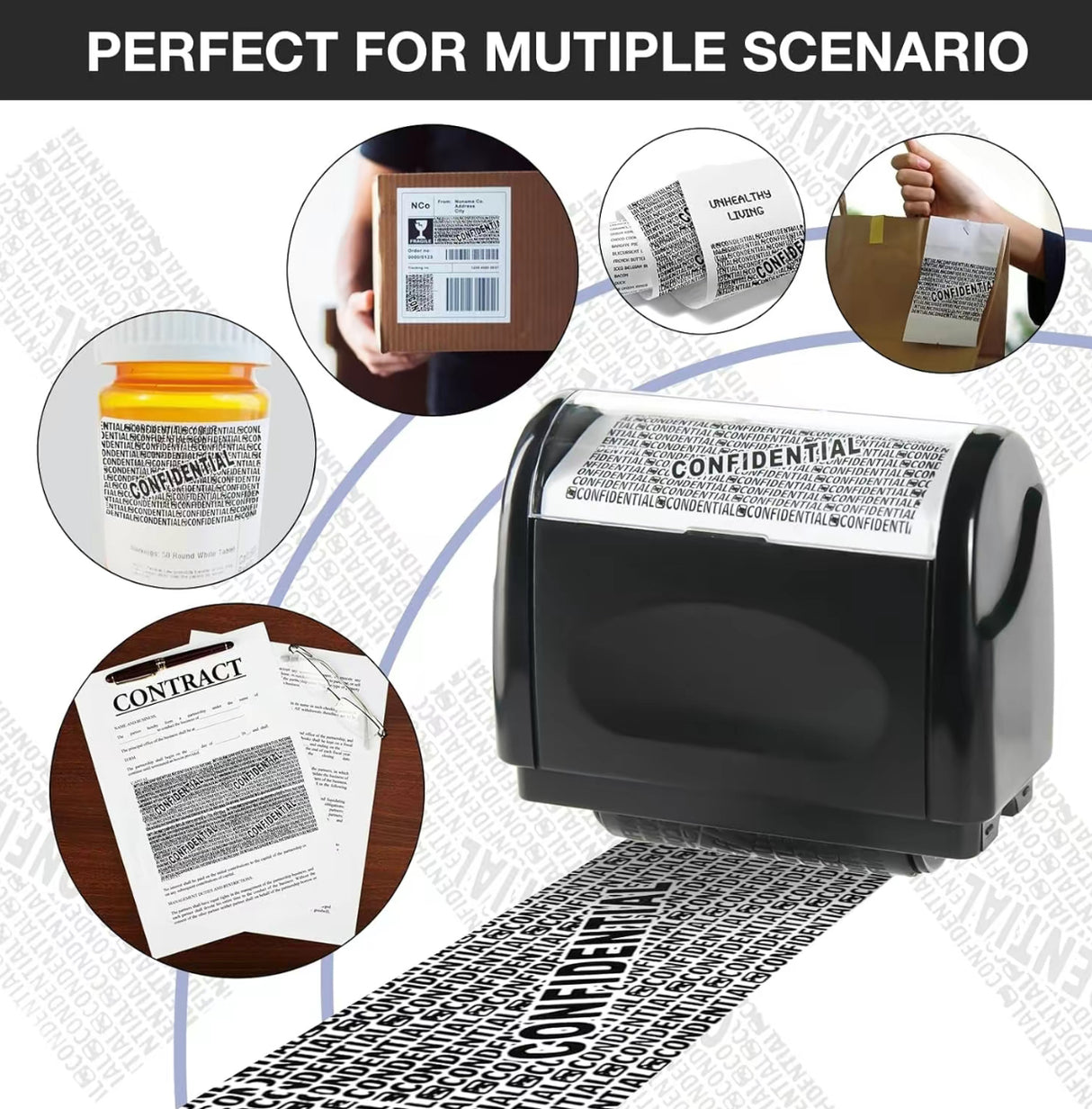 InfoGuard Roller Stamp