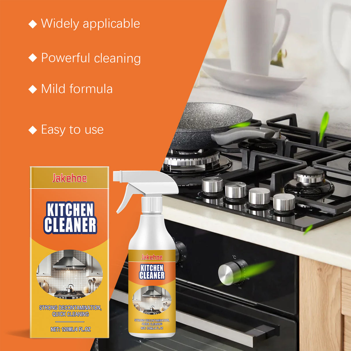 Kitchen Grease Cleaner Kitchen Hood Cooktop Grease Cleaner Multi-Effect Decontamination Cleaner - V.I.P Digital Presence