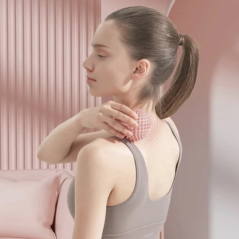 Durable sport massage ball. Spiky design for myofascial release, deep - tissue work, trigger points, muscle recovery & pain reli - V.I.P Digital Presence