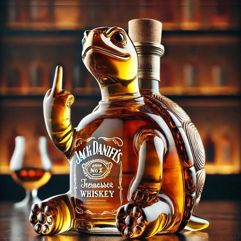 10Oz Funny Middle Finger Duck/Turtle/Dog Whisky Glass Decanter – Bar/Office/Home Decor. - V.I.P Digital Presence