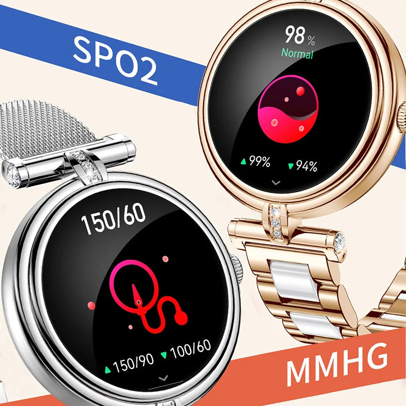 AK62 Smart Watch Women 1.09 Inch HD Screen Custom Watch Face Sports Fitness Tracker Bluetooth Call Lady Smartwatch 2024 - V.I.P Digital Presence