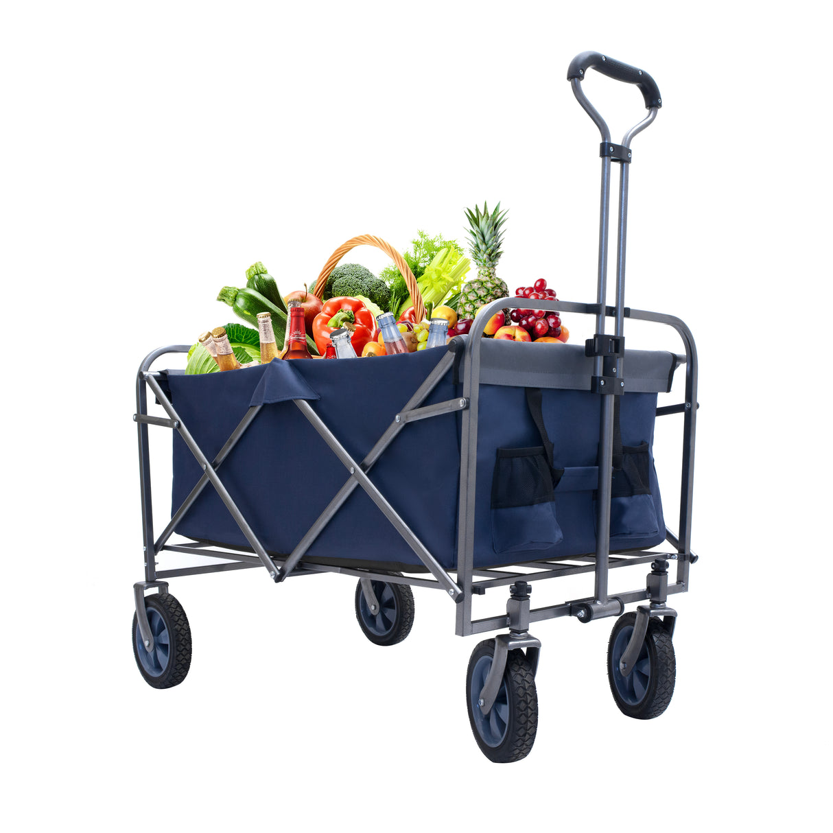 Outdoor Garden Multipurpose Micro Collapsible Beach Trolley Cart Camping Folding Wagon - V.I.P Digital Presence