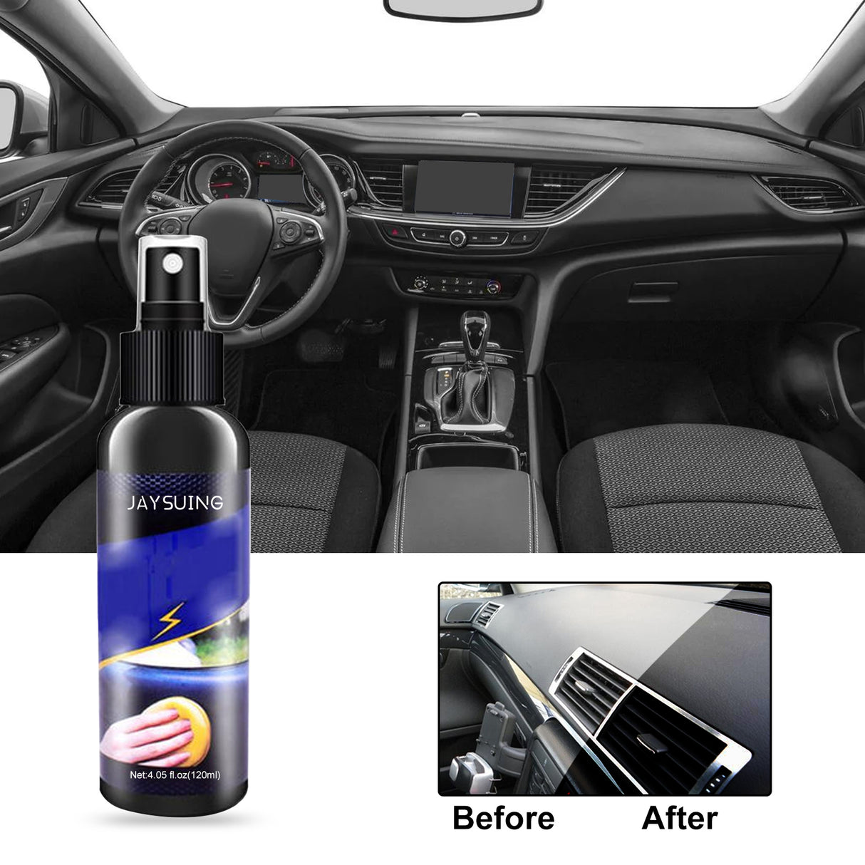 Car Upholstery Repair Spray, Dashboard Upholstery Refurbished Dust Leather Seat Care Agent - V.I.P Digital Presence