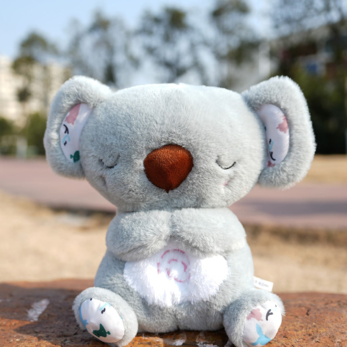 Breathing glowing cute koala baby lulls to sleep music early education doll soothes baby - V.I.P Digital Presence