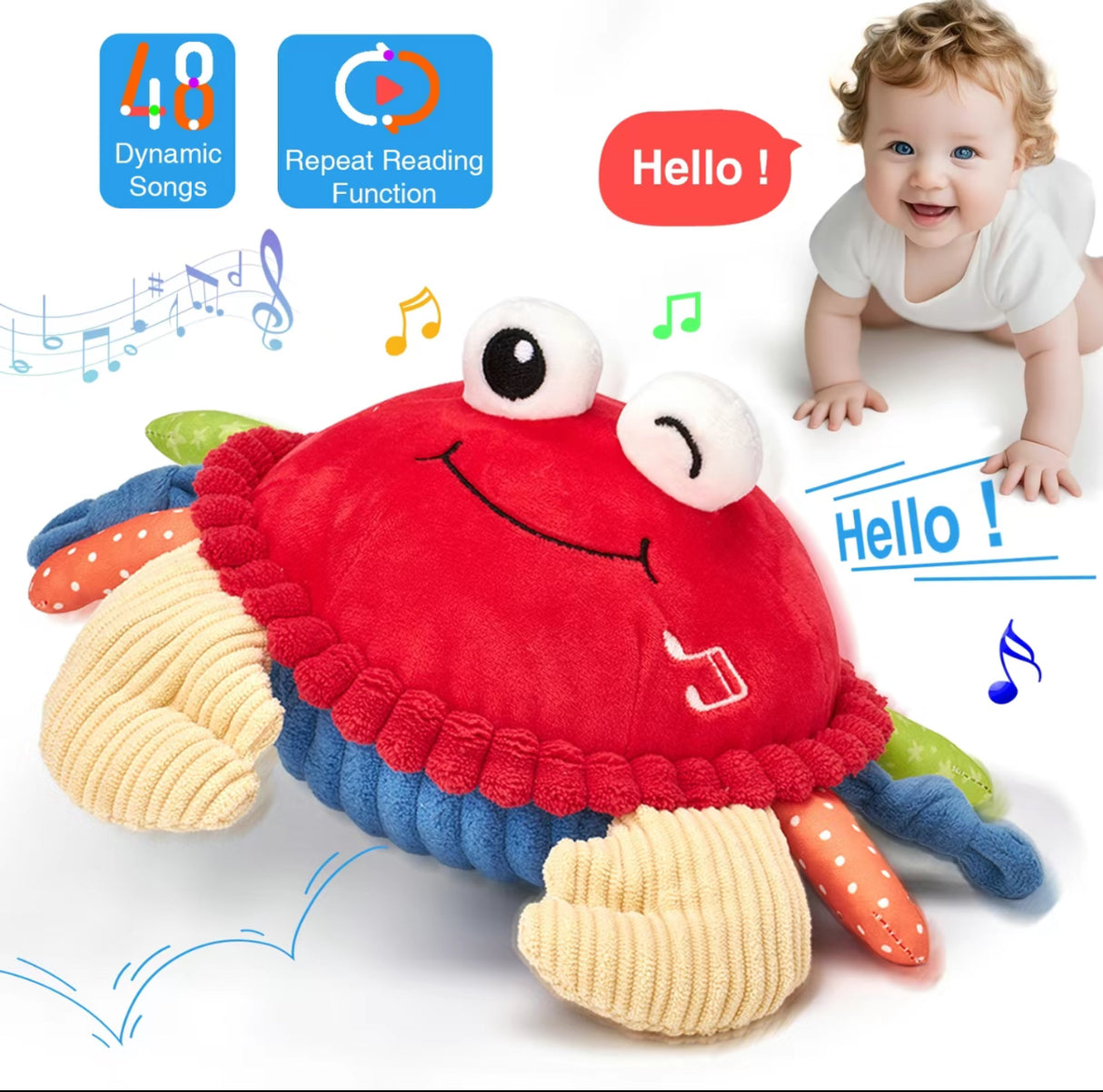 BounceBuddy Musical Crab