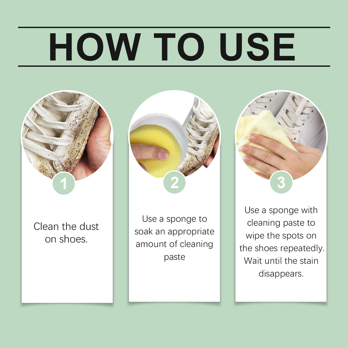 White Shoe Cleaning Cream Clean Leather Bag Small White Shoes Free Wash Maintenance Portable Cleaning Cream - V.I.P Digital Presence