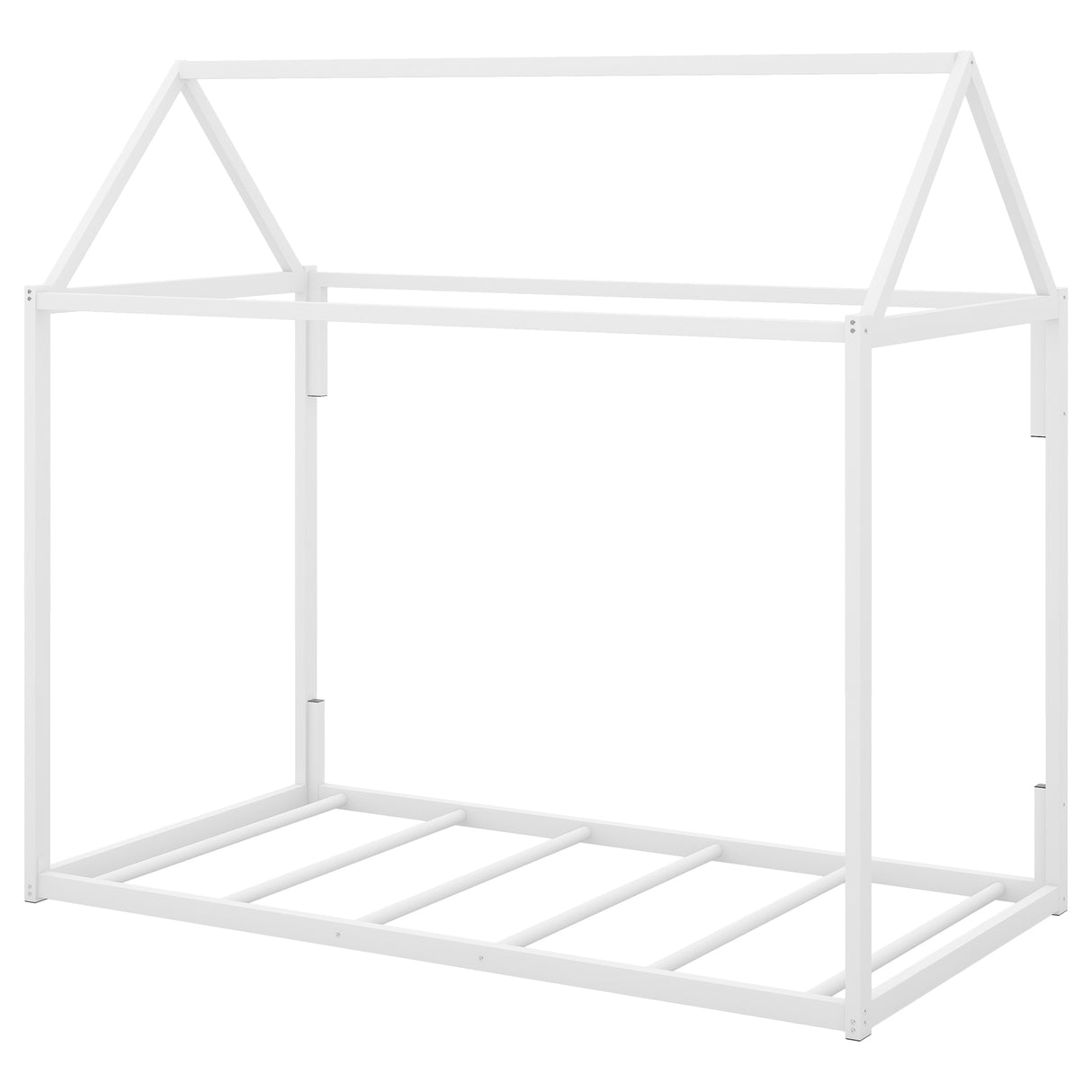 Metal House Shape Platform Bed twin