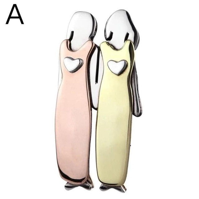 2/3/4/5/6 Sisters Pin Best Friends Pin Sisterhood Brooch Tricolor Brooch Handmand Christmas New Year Gift Durable Metal Brooches - V.I.P Digital Presence