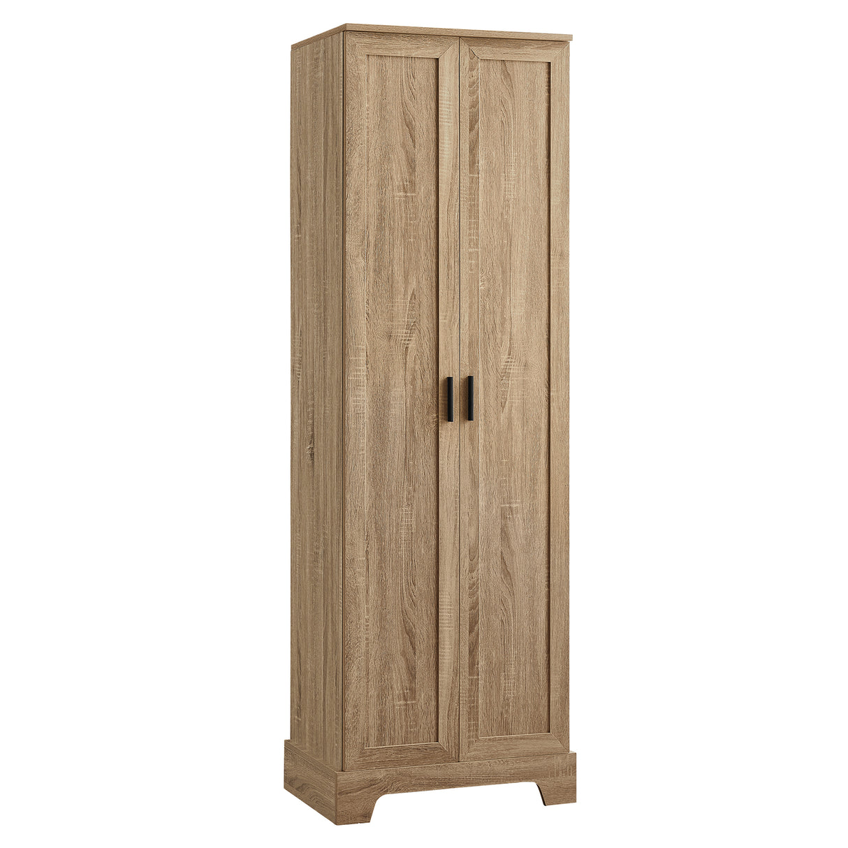 Storage Cabinet with Two Doors for Bathroom, Office, Adjustable Shelf, MDF Board, Brown - V.I.P Digital Presence