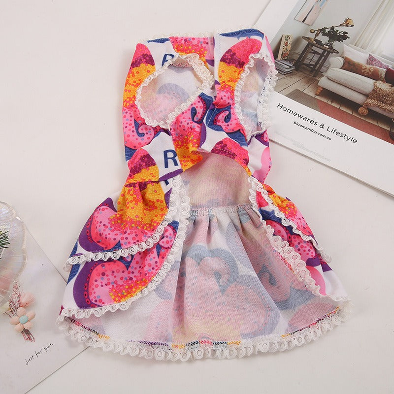 Pet Clothing Skirt Cute Dog Princess Skirt Small and Medium sized Dog Teddy Dog Pet Clothing - V.I.P Digital Presence