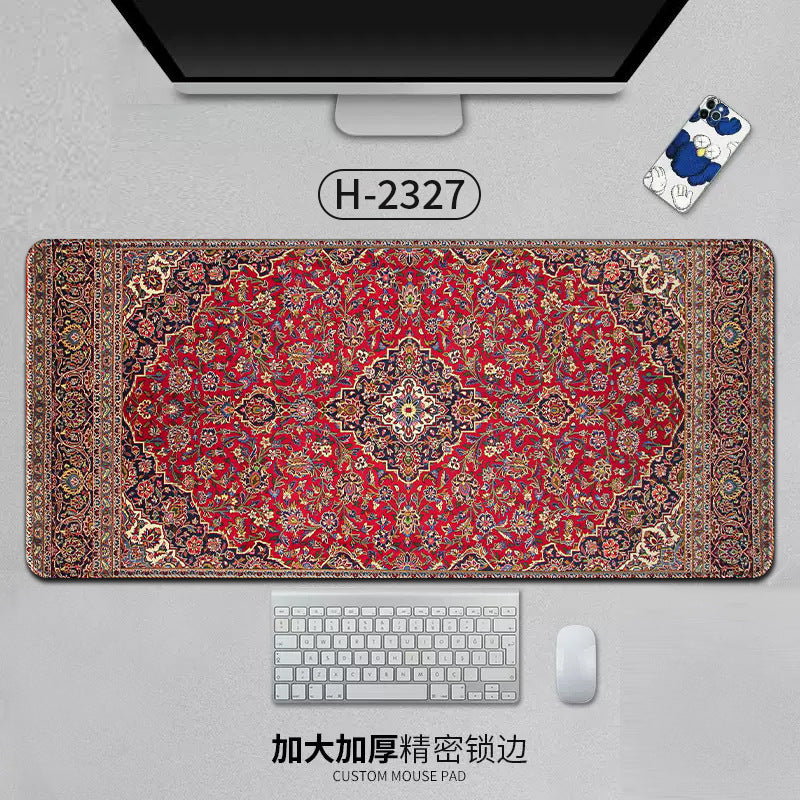 Large Persian Mouse Pad Office Carpet MousePad Natural Rubber Lockedge Anti Slip Desk Mat Laptop Office Game Accessories Pad - V.I.P Digital Presence