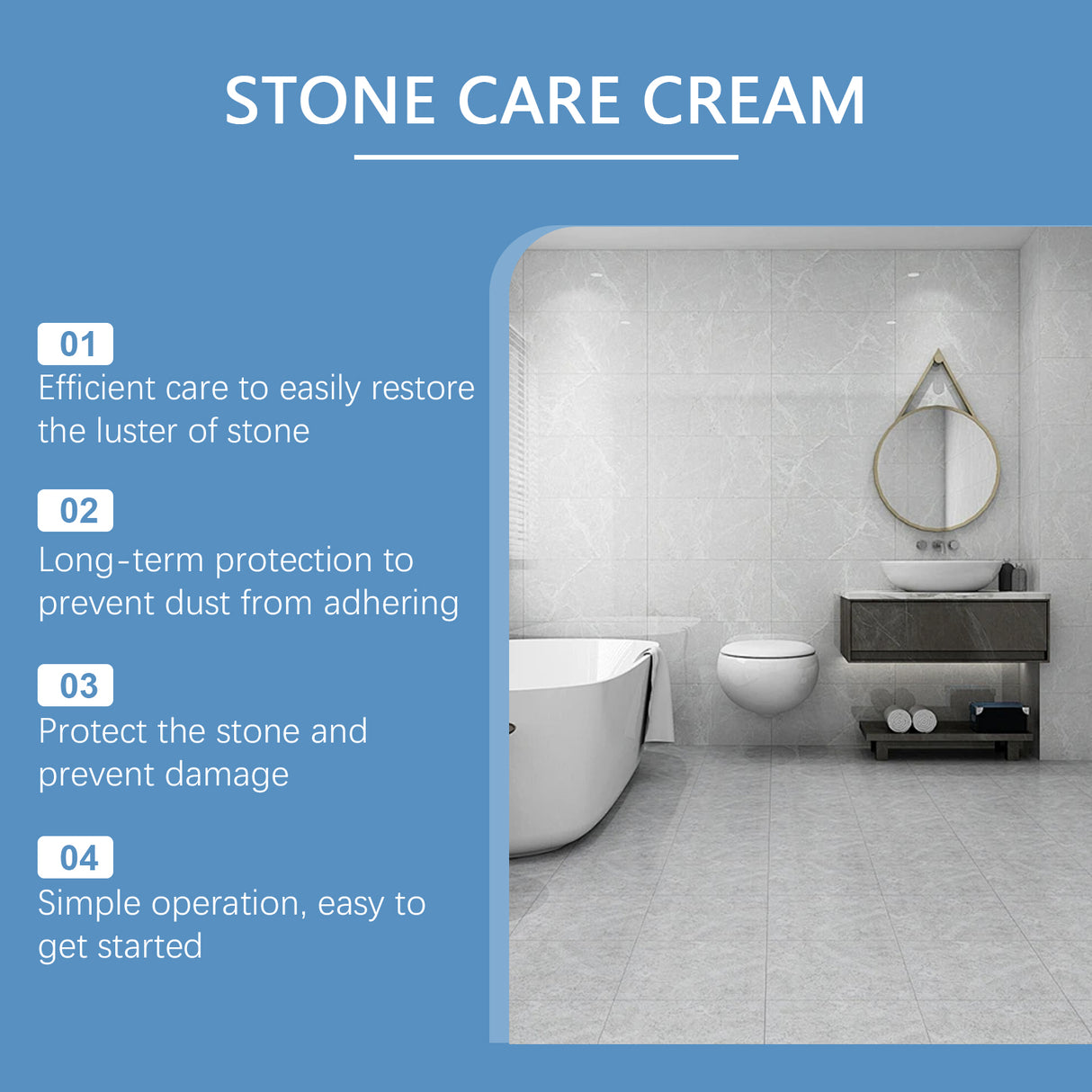 Stone Maintenance Cream, Tile Stone Maintenance Floor Renovation Polish Cream Waxed Floor Care Cream - V.I.P Digital Presence