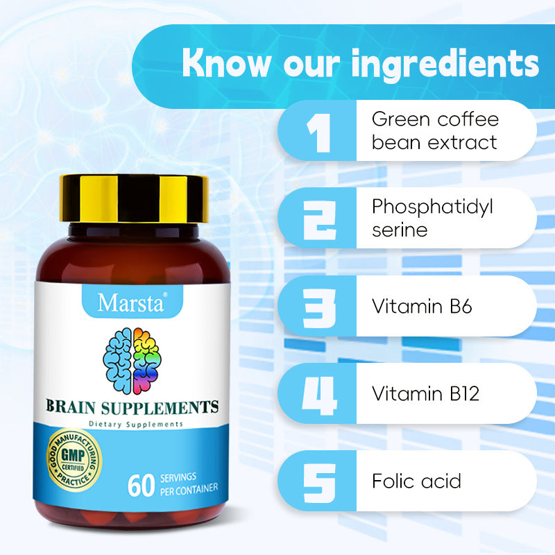 Brain Health Vitamin Capsules Brain Supplements Capsules - V.I.P Digital Presence
